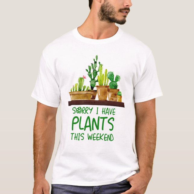Camiseta Plantas e flores (Frente)