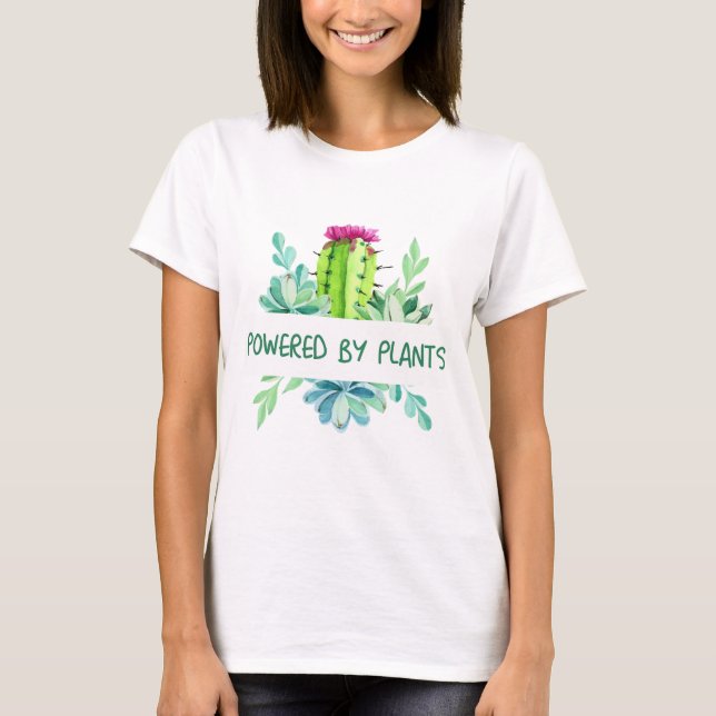 Camiseta Plantas e Flores (Frente)