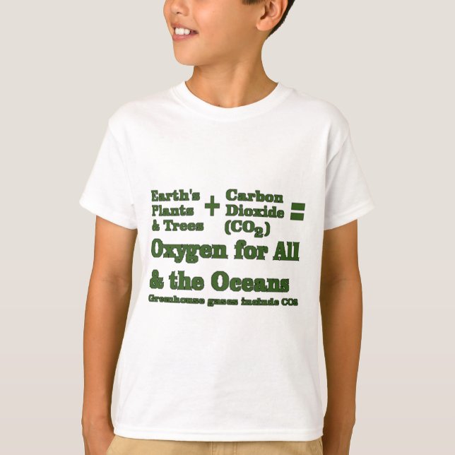 Camiseta Plantas e Oxigênio Verdade Ambiental (Frente)