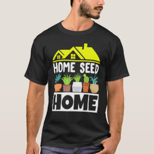 Camiseta Plantas em Vasos Jardineiro Botânico Casa Sementes