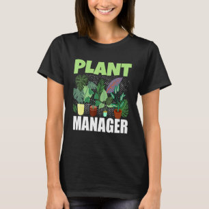 Camiseta Plantas em Vasos Jardineiro Botânico Gerente de Pl