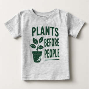 Camiseta Plantas Engraçadas Antes das Pessoas Arte de Carim