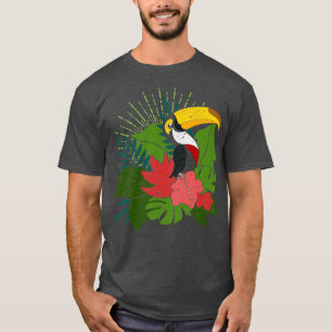 Camiseta Plantas Exóticas Ornithology Bird Birdwatcher Trop