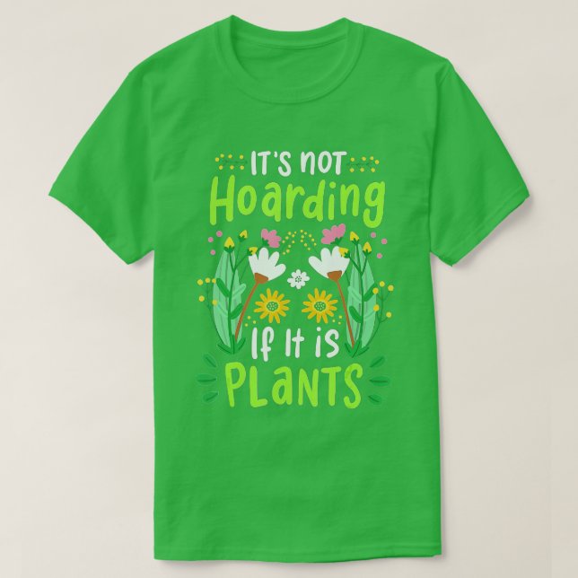Camiseta Plantas Flores Gardener Jardinagem Engraçada Prese (Frente do Design)