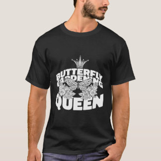 Camiseta Plantas Jardineiras Flores de Jardim Butterfli de 
