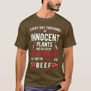 Camiseta Plantas Mortas Por Vegetarianos Acabam Com A Violê