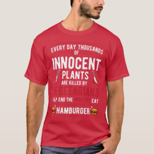 Camiseta Plantas Mortas Por Vegetarianos Acabam Com A Violê