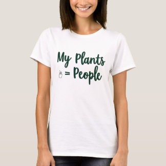 Camiseta Plantas = Pessoas