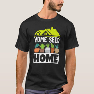 Camiseta Plantas Potentes Jardineiro Botânico Home Semente