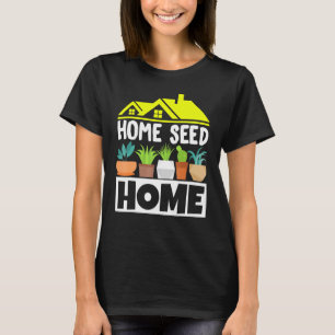 Camiseta Plantas Potentes Jardineiro Botânico Home Semente