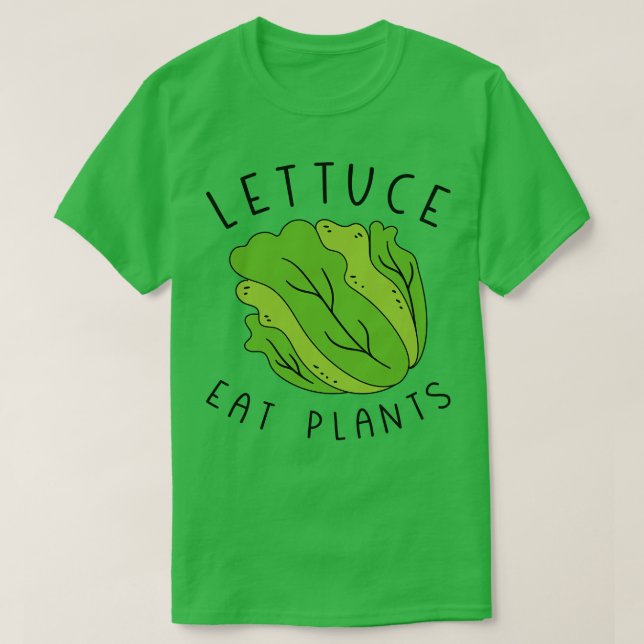 Camiseta Plantas Que Comem Alface 2 (Frente do Design)