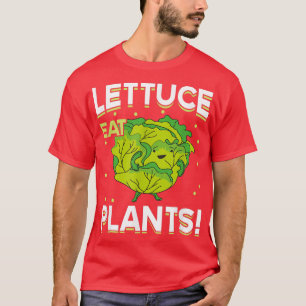 Camiseta Plantas Que comem Alface Meme Vegeta Powered Plant