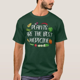 Camiseta Plantas São A Melhor Medicina Vegan Planta De Comi