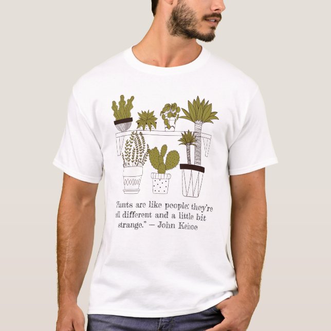 Camiseta Plantas São Como Pessoas (Frente)