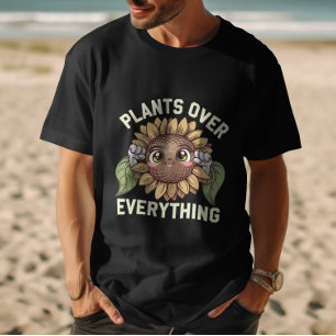 Camiseta Plantas sobre tudo