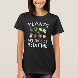 Camiseta Plantas Veganas Legumes São Medicamentos Vegetar