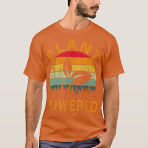 Camiseta Plantas Vegetais Vegetais Gráficos Vegan Retro Pla