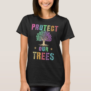 Camiseta Plante e proteja nosso planeta de salvamento no di
