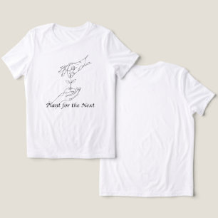 Camiseta   Plante para o Próximo - Arte Minimalist