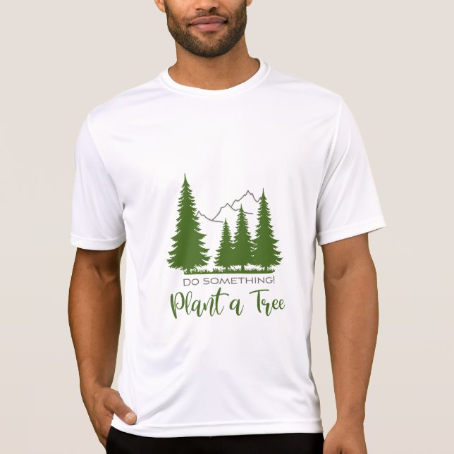 Camiseta Plante um gráfico Legal que proteja a árvore da na (Frente)