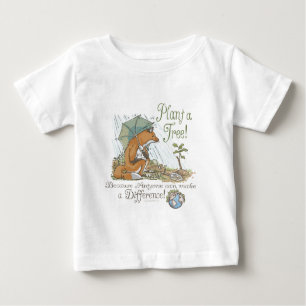 Camiseta Plante uma engrenagem do Fox do Dia da Terra da