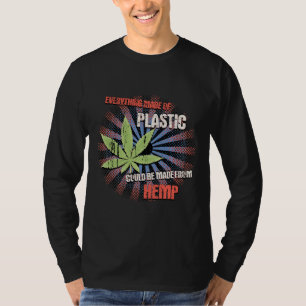 Camiseta Plástico do cânhamo