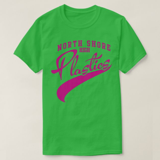Camiseta Plásticos de North Shore (Frente do Design)