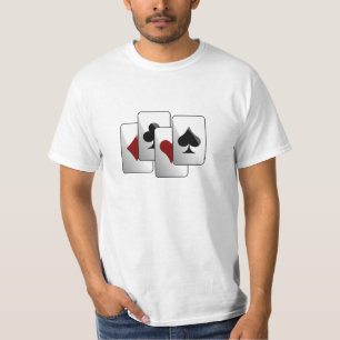 Camiseta Plataforma de cartões de jogo