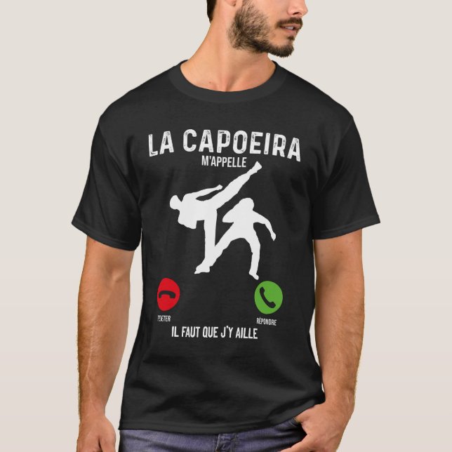 Camiseta Plataforma de Dança de Combate Capoeira Roda Malic (Frente)