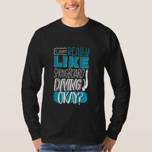 Camiseta Plataforma de Saltos Ornamentais Diver I Gosto de