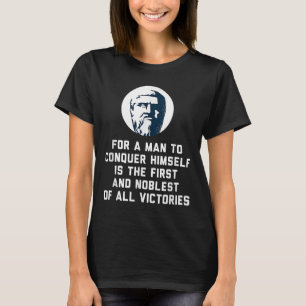 Camiseta Platão Para Um Homem Conquistar A Sua Própria Quot