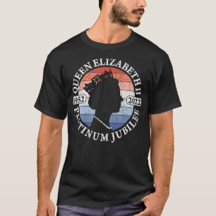 Camiseta Platinum Jubilee British Monarch 70 Anos 2022 Jub