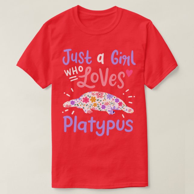 Camiseta Platypus Lover (Frente do Design)