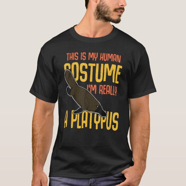 Camiseta Platypus Mammals Austrália Biology Willife Studen (Frente)