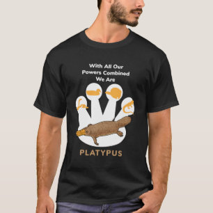 Camiseta Platypus Power combinado I Cute Platypus Austrália