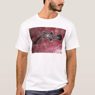Camiseta Platypus que sonha o vermelho por Mundara Koorang