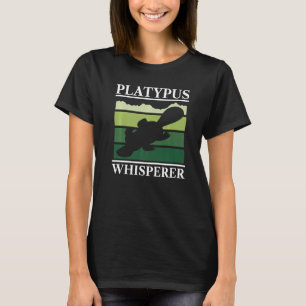 Camiseta Platypus Whisperer Animal Semiaquático Mamíferos