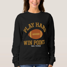 Camiseta Play Hard, Win Points Retro Game Day Sports