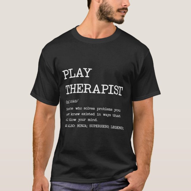 Camiseta Play Therapist - Design de definição (Frente)