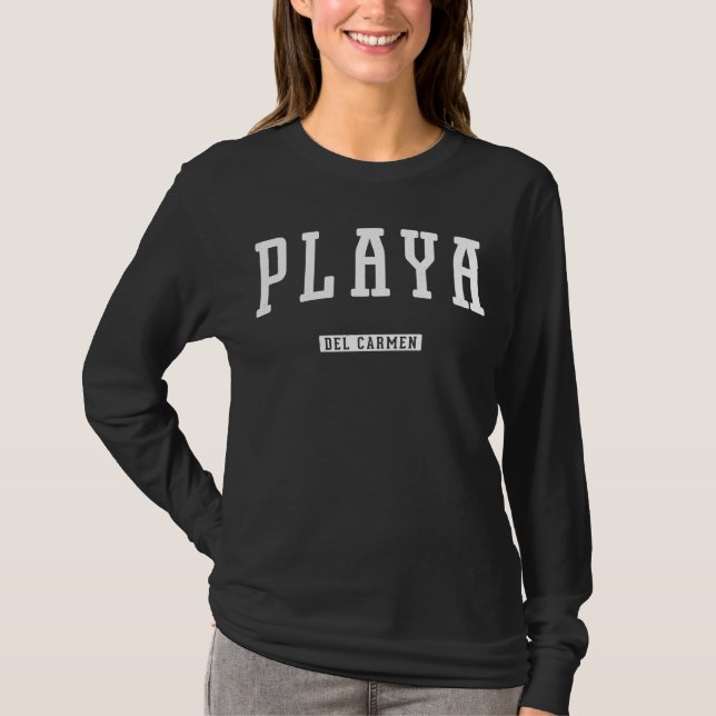 Camiseta Playa del Carmen Mexico Vintage (Frente)
