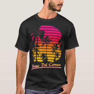 Camiseta Playa Del homens Legal dos anos 80 Palm Trees Verã