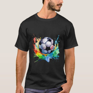Camiseta Playe de abertura de bola de futebol do futebol po