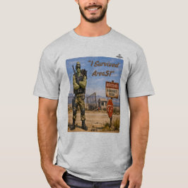 Camiseta Playera Area51 -I survived Area51
