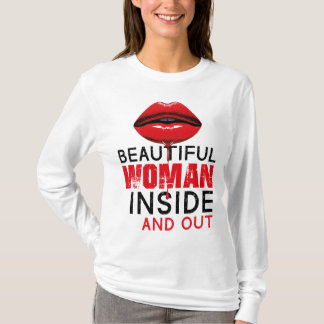 Camiseta Playera básica de mangas largas Beautiful Woman