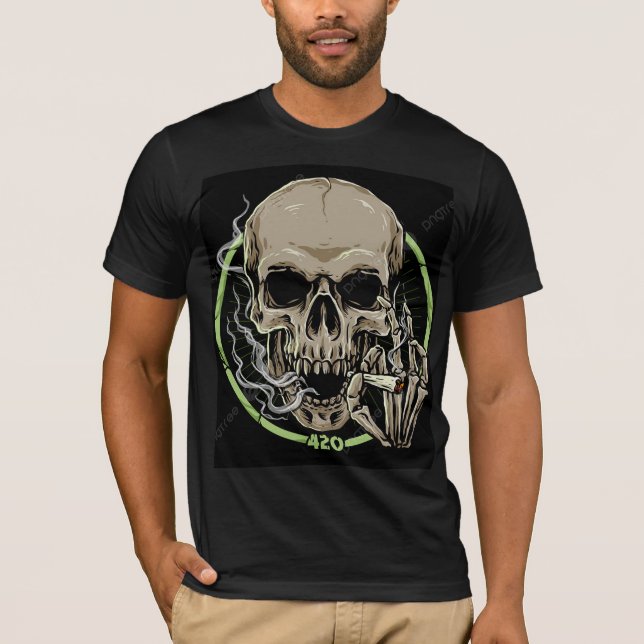 Camiseta Playera básica para hombre (Frente)