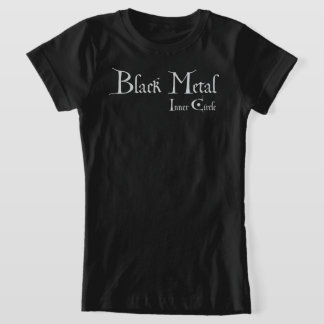 Camiseta Playera Black Metal Logo