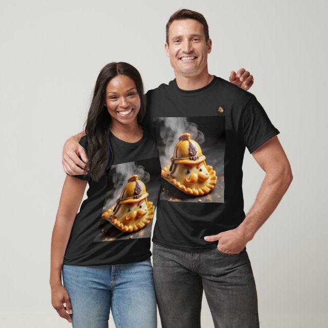 Camiseta playera con estampado "comandante empanadas" (Unissex)