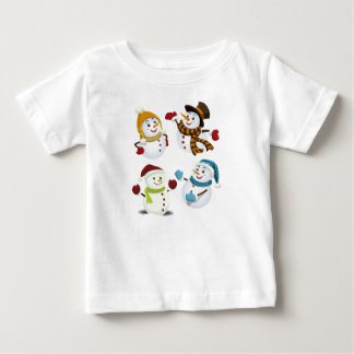 Camiseta Playera con mangas y dibujo navideño