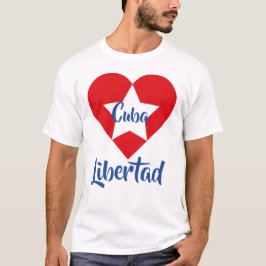 Camiseta Playera Cuba Libertad