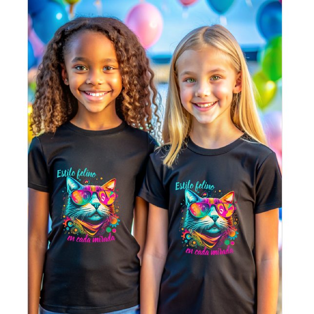 Camiseta Playera Estilo felino (Estilo felino)